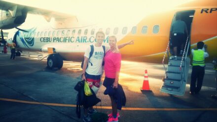 Last call for Marian and Lucy! :) Boracay --> Manila...